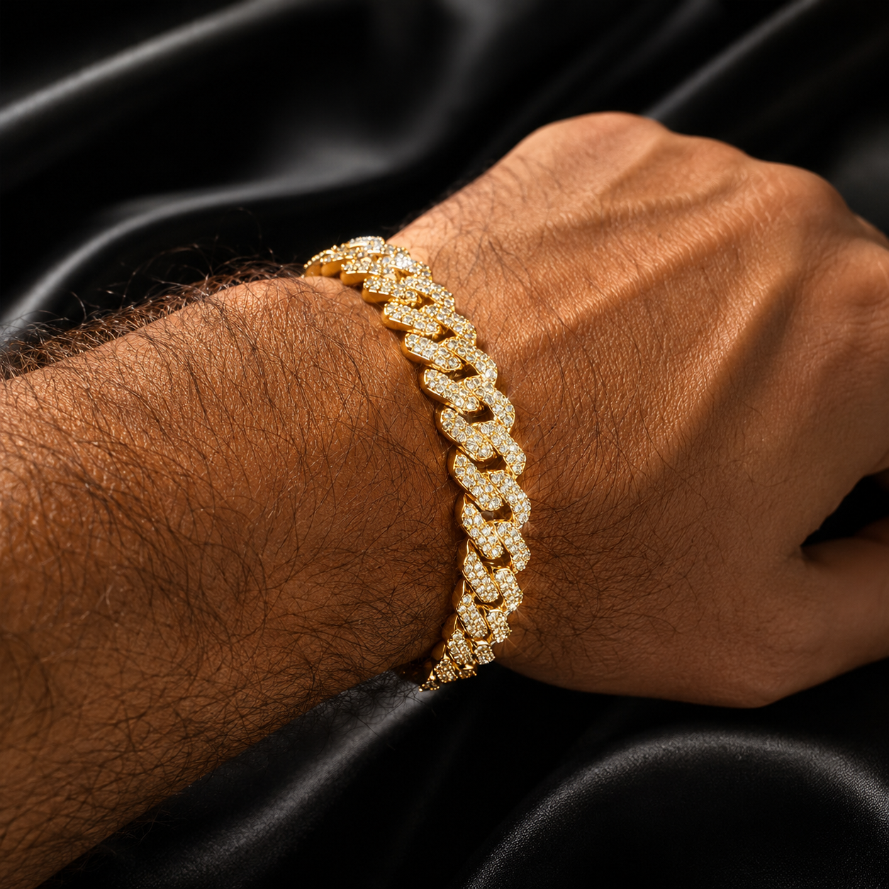 Luxury Iced Out Cuban Link Necklace And Bracelet Set | Gold and Silver Plated | Hip Hop Jewelry